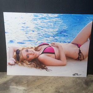 Cassie Starzz  Adult Film Star signed photographer print